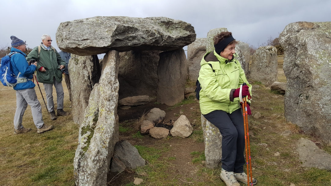 Le dolmen de la Grotta (près de Cournols, 8 février 2017)