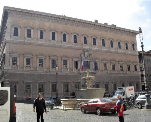 La façade du Palais Farnèse