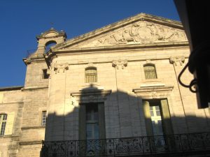 Pézenas. Détail de la maison consulaire