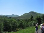 Vue sur le puy Chambon et le Sancy (14 juin2017)