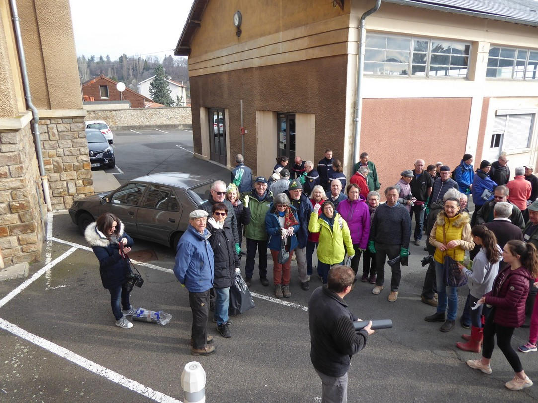 le groupe CBN prêt pour le nettoyage des chemins (24 mars 2018)