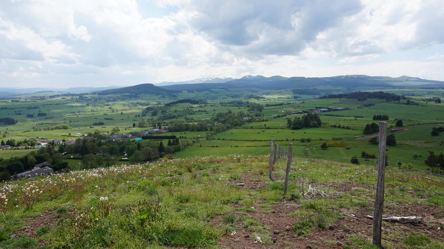 vue sur le Sancy du haut du puy de Combegrasse (24 mai 2018)